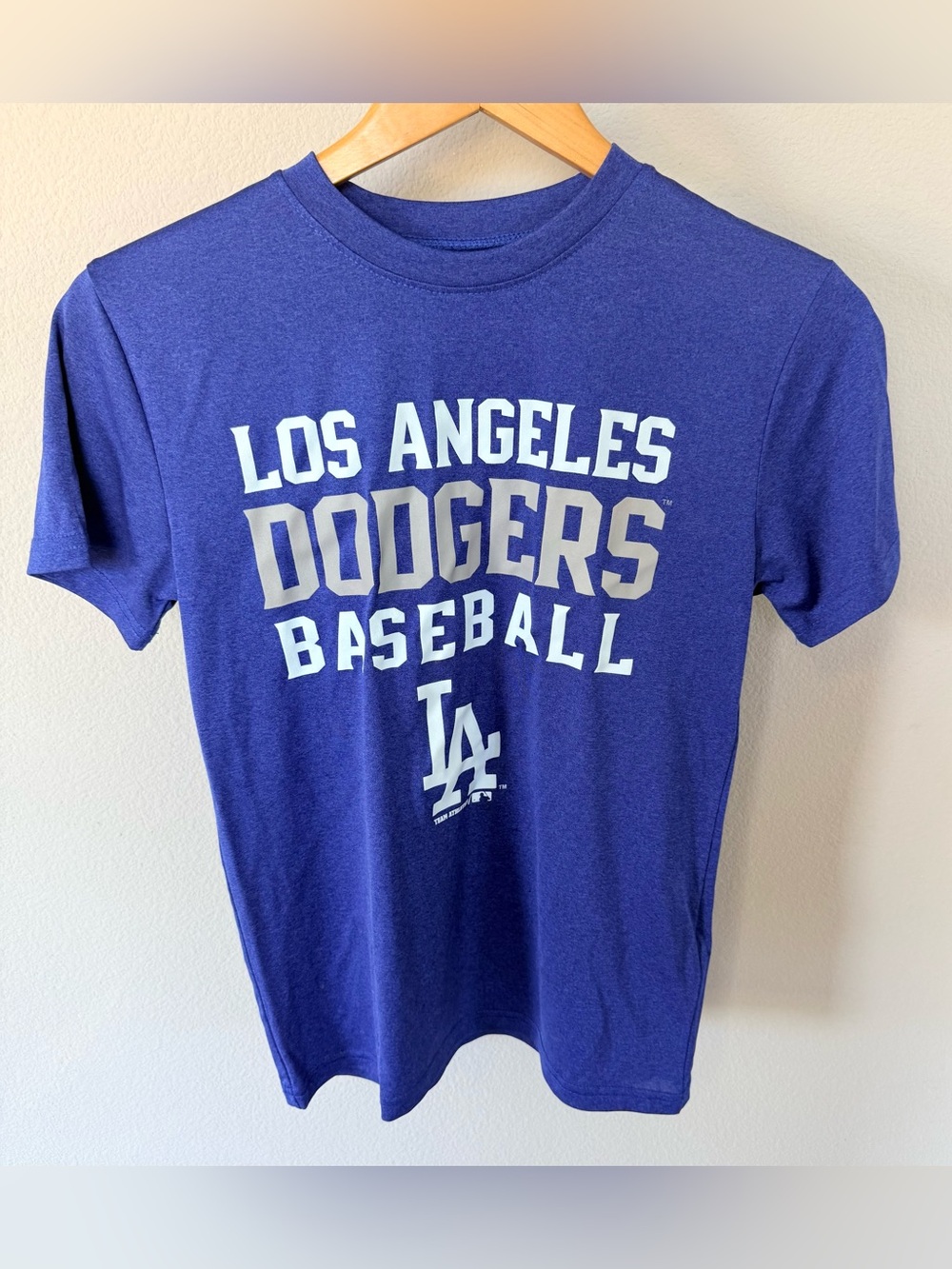 Los Angeles Dodgers Youth Medium T‑Shirt Blue EUC